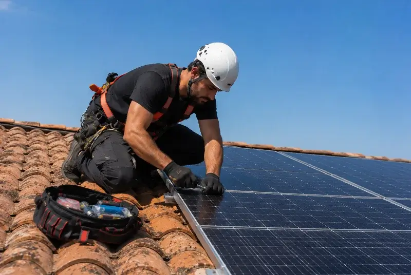 Maintenance et monitoring de panneaux solaires à Poix-du-Nord