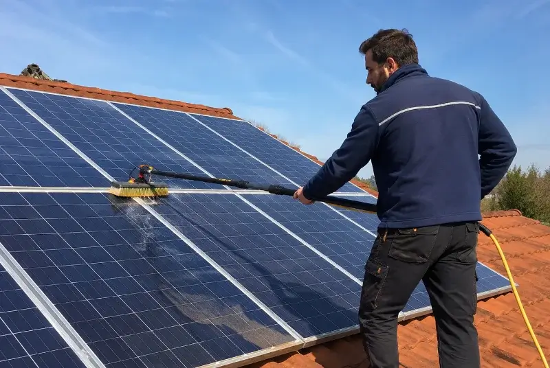 Nettoyage et entretien de panneaux solaires à Poix-du-Nord